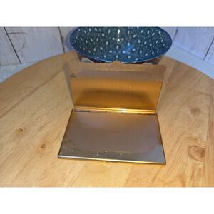 Vintage solid brass business card holder case